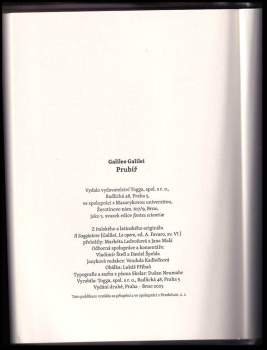 Galileo Galilei: Prubíř