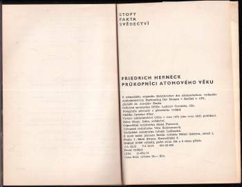 Friedrich Herneck: Průkopníci atomového věku