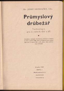 Josef Vavroušek: Průmyslový drůbežář