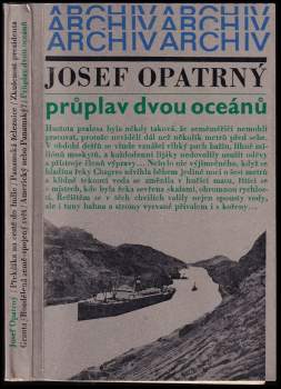Josef Opatrný: Průplav dvou oceánů