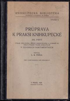 Průprava k praksi knihkupecké