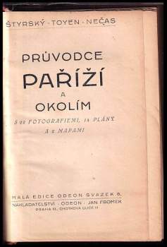 Jindřich Štyrský: Průvodce Paříží a okolím