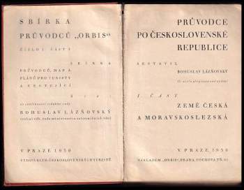 Bohuslav Lázňovský: Průvodce po Československé republice