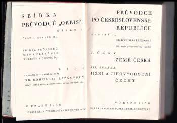 Bohuslav Lázňovský: Průvodce po Československé republice