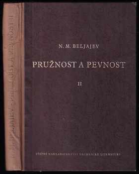 Pružnost a pevnost II