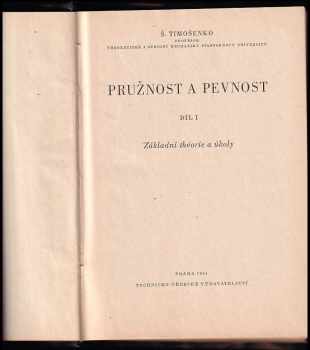 Jaroslav Janatka: Pružnost a pevnost