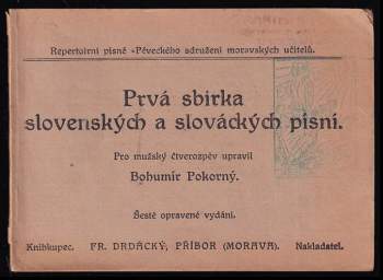 Prvá sbírka slovenských a slováckých písní