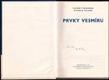 Glenn Theodore Seaborg: Prvky vesmíru