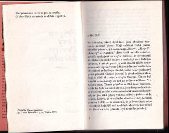 Primo Levi: Prvky života