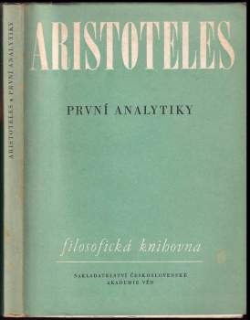 Aristotelés: První analytiky
