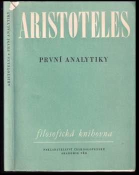 Aristotelés: První analytiky