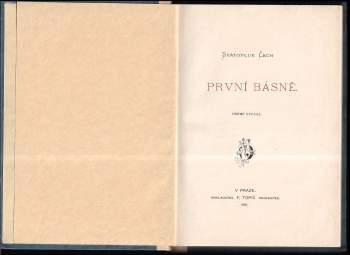 Svatopluk Čech: První básně