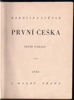 Karolina Světlá: První Češka