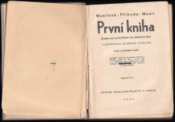 Václav Příhoda: První kniha