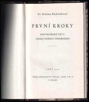 Helena Koželuhová: První kroky