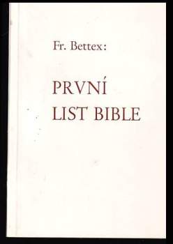 První list Bible