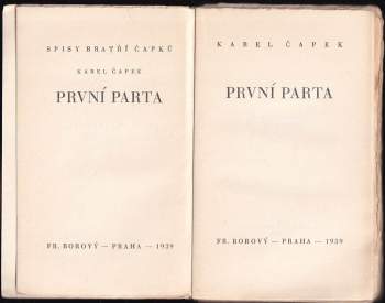 Karel Čapek: První parta