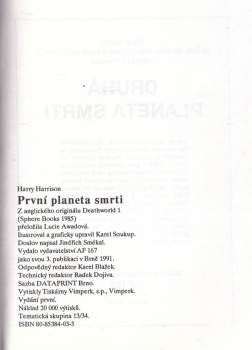 Harry Harrison: Třetí planeta smrti
