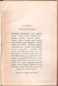 Jan Mareš: První prapor