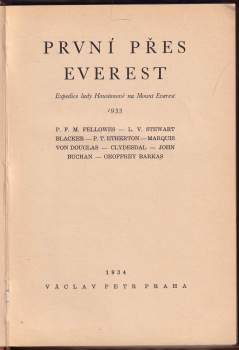 Percy Thomas Etherton: První přes Everest