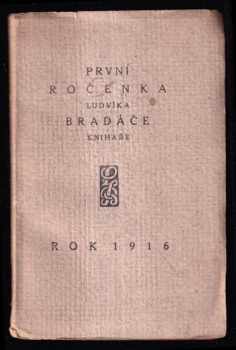První ročenka Ludvíka Bradáče knihaře