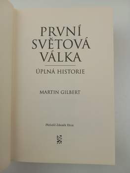 Martin Gilbert: První světová válka