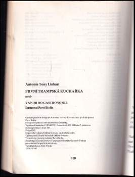 Antonín Tony Linhart: První trampská kuchařka, aneb, Vandr do gastronomie
