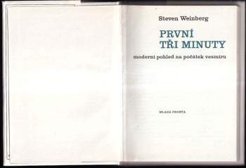 Steven Weinberg: První tři minuty