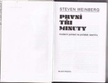 Steven Weinberg: První tři minuty