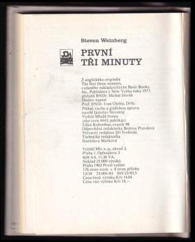 Steven Werinberg: První tři minuty