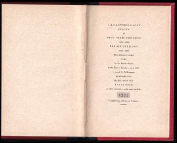 Antonín Sova: První verše ; Realistické sloky : básně