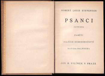 Robert Louis Stevenson: Psanci
