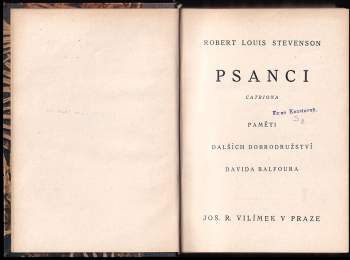 Robert Louis Stevenson: Psanci
