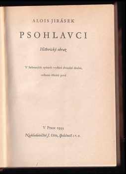 Alois Jirásek: Psohlavci