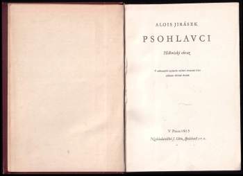 Alois Jirásek: Psohlavci