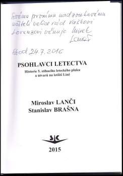 Stanislav Brašna: Psohlavci letectva