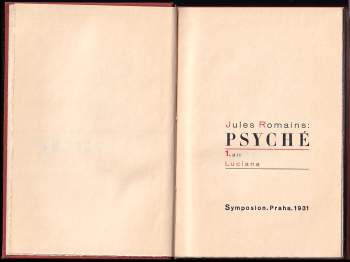 Jules Romains: Psyché