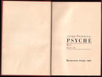 Jules Romains: Psyché