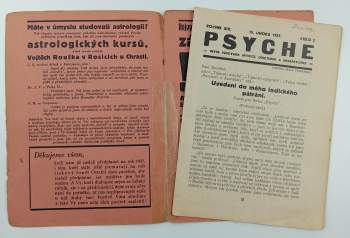 Karel Weinfurter: Psyche, KOMPLETNÍ ROČNÍK XIV.