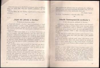 Otakar Čapek: Psyche,  ROČNÍK XIX.