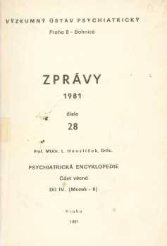 Lubomír Hanzlíček: Psychiatrická encyklopedie