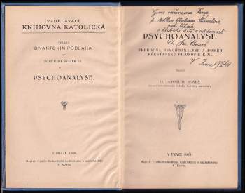 Jaroslav Beneš: Psychoanalyse