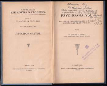 Jaroslav Beneš: Psychoanalyse