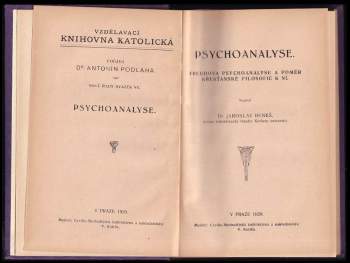 Jaroslav Beneš: Psychoanalyse