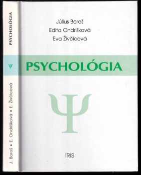 Július Boroš: Psychológia
