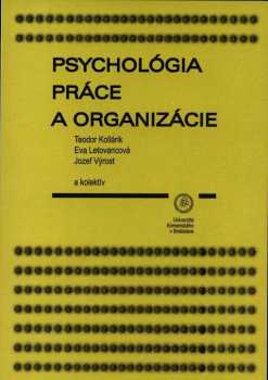 Psychológia práce a organizácie