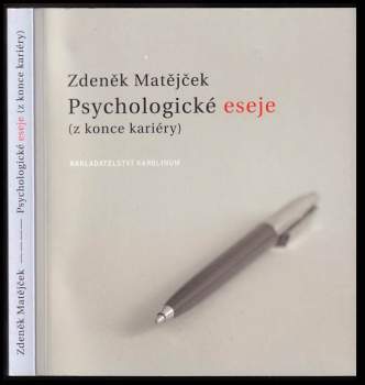 Zdeněk Matějček: Psychologické eseje (z konce kariéry)