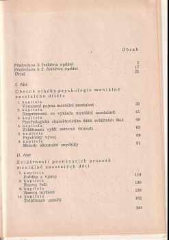 S. J Rubinštejnová: Psychologie mentálně zaostalého žáka