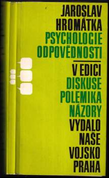 Jaroslav Hromátka: Psychologie odpovědnosti