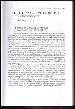 Marek Blatný: Psychologie osobnosti